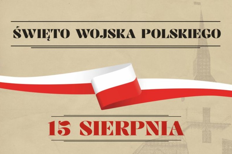 plakat z napisem Święto wojska polskiego