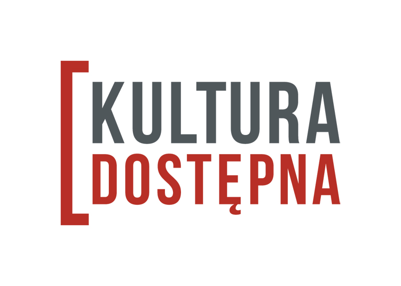 Logo - napis kultura dostępna