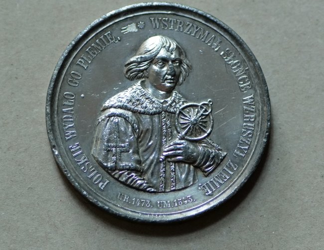 Medal z wizerunkiem Mikołaja Kopernika